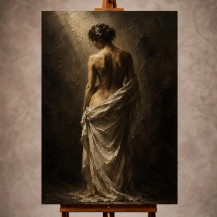 Classical Nude Wall Art wall art print for elegant interiors