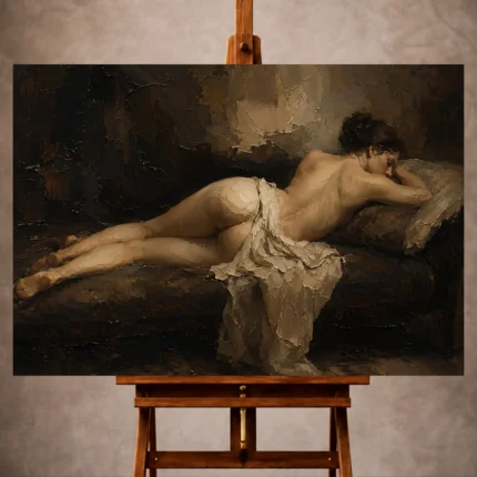 Classical Nude Wall Art wall art print for elegant interiors