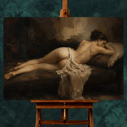 Classical Nude Wall Art wall art print for elegant interiors