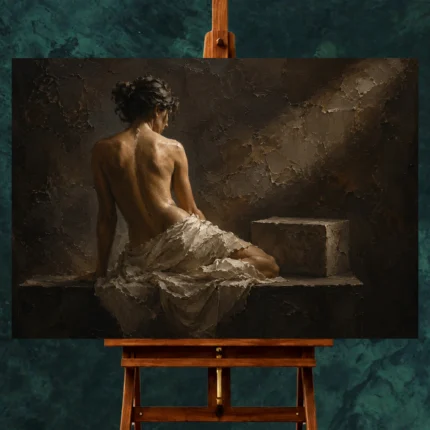 Classical Nude Wall Art wall art print for elegant interiors
