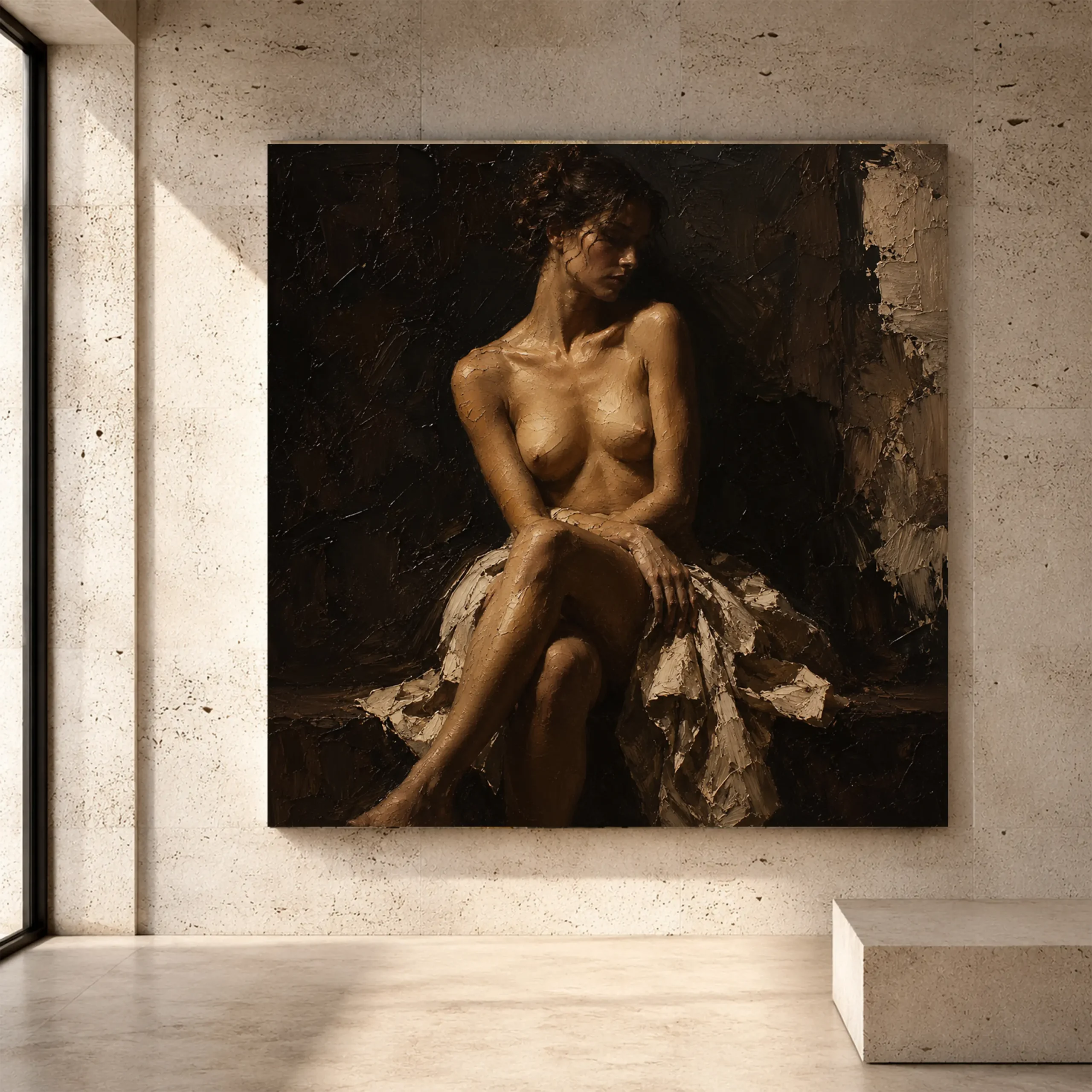 Premium Wall Art Kare Html Edition – NUDEWALL016 Image 1 Classical Nude Wall Art wall art print for elegant interiors