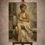 Classical Nude Wall Art wall art print for elegant interiors