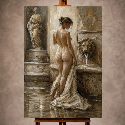 Classical Nude Wall Art wall art print for elegant interiors