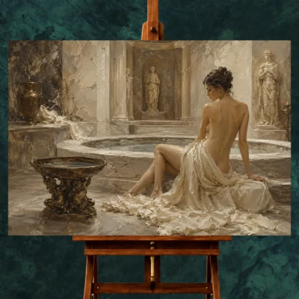 Classical Nude Wall Art wall art print for elegant interiors