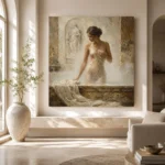 Steam Bath Muse Classical Nude Wall Art Canvas Print - Image 8