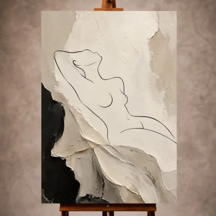 Classical Nude Wall Art wall art print for elegant interiors
