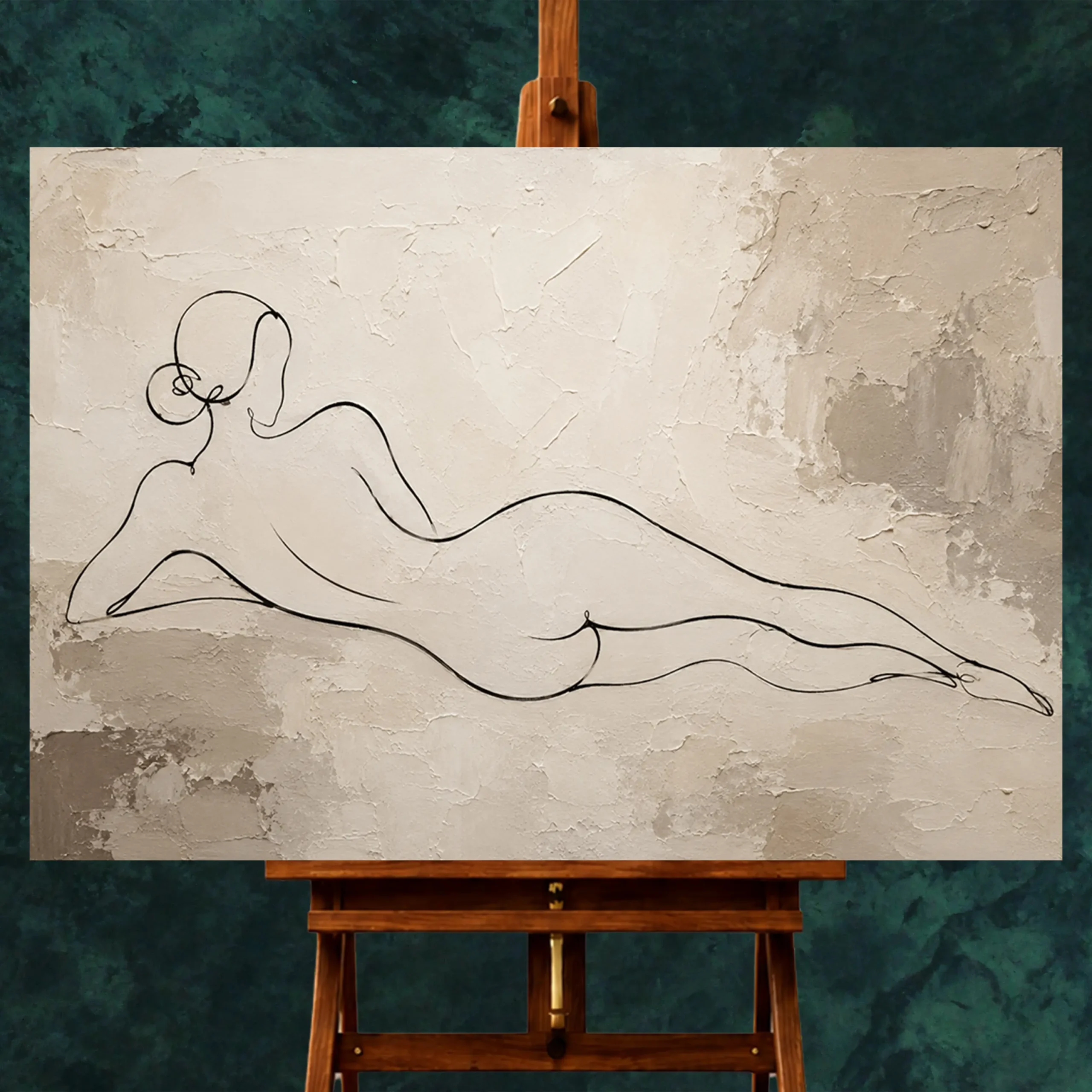Premium Wall Art Yatay Html Edition – NUDEWALL041 Image 2 Classical Nude Wall Art wall art print for elegant interiors
