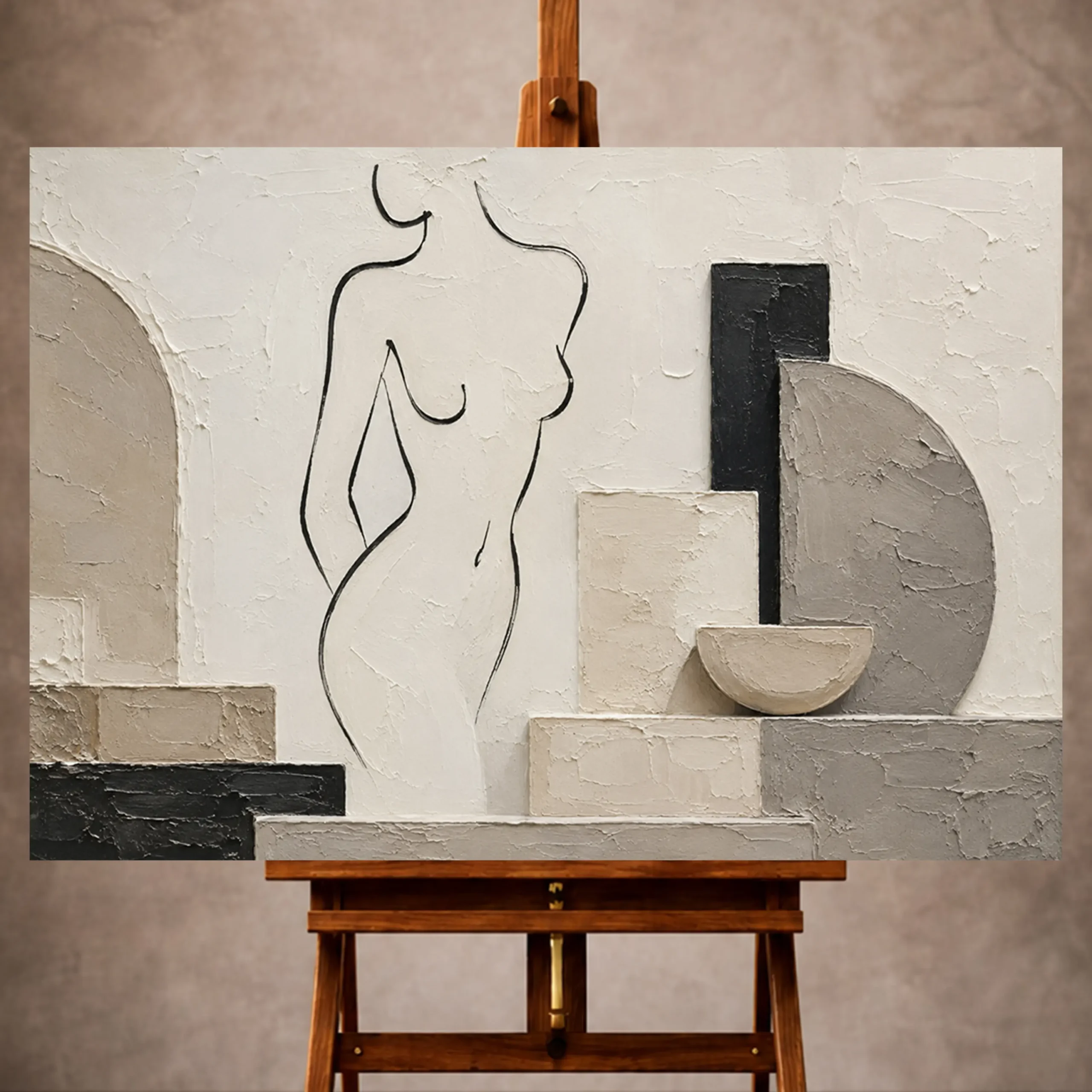 Premium Wall Art Yatay Html Edition – NUDEWALL045 Image 1 Classical Nude Wall Art wall art print for elegant interiors