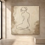 Classical Nude Wall Art wall art print for elegant interiors