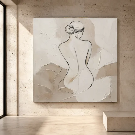Classical Nude Wall Art wall art print for elegant interiors