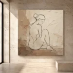 Classical Nude Wall Art wall art print for elegant interiors