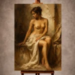 Classical Nude Wall Art wall art print for elegant interiors