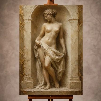 Classical Nude Wall Art wall art print for elegant interiors