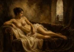 Reclining Renaissance Figure Classical Nude Wall Art Canvas Print