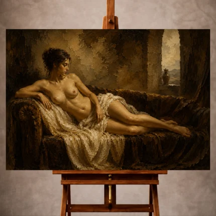 Classical Nude Wall Art wall art print for elegant interiors