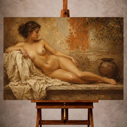 Classical Nude Wall Art wall art print for elegant interiors