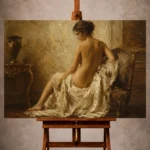 Classical Nude Wall Art wall art print for elegant interiors