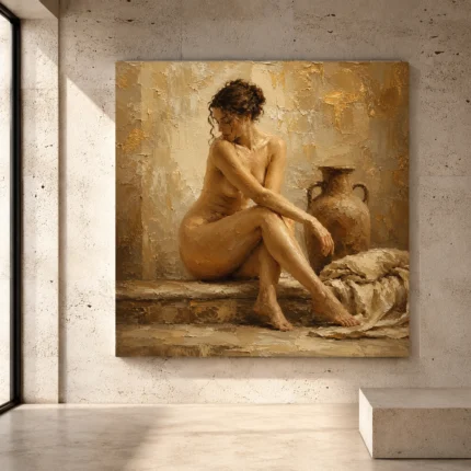 Classical Nude Wall Art wall art print for elegant interiors
