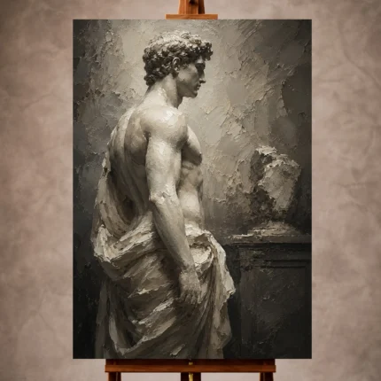 Sculptural Nude Wall Art wall art print for elegant interiors