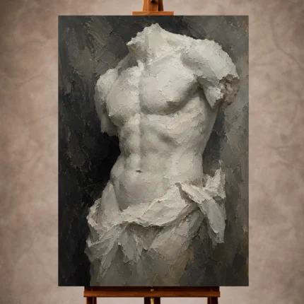 Sculptural Nude Wall Art wall art print for elegant interiors