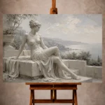 Sculptural Nude Wall Art wall art print for elegant interiors