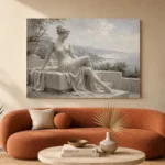 Coastal Muse Sculptural Nude Wall Art Canvas Print - Image 3
