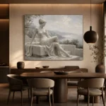 Coastal Muse Sculptural Nude Wall Art Canvas Print - Image 5