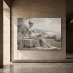 Coastal Muse Sculptural Nude Wall Art Canvas Print - Image 6