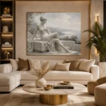 Coastal Muse Sculptural Nude Wall Art Canvas Print - Image 9