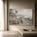 Coastal Muse Sculptural Nude Wall Art Canvas Print - Image 10