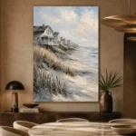 Tranquil Shoreline Coastal Wall Art Canvas Print - Image 5