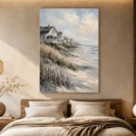 Tranquil Shoreline Coastal Wall Art Canvas Print - Image 6