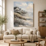 Tranquil Shoreline Coastal Wall Art Canvas Print - Image 7