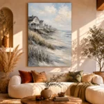 Tranquil Shoreline Coastal Wall Art Canvas Print - Image 8