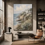 Cliffside Coastal Homes Coastal Wall Art Canvas Print - Image 3