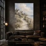 Sandy Dune Path Coastal Wall Art Canvas Print - Image 4