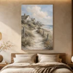 Sandy Dune Path Coastal Wall Art Canvas Print - Image 6