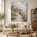 Sandy Dune Path Coastal Wall Art Canvas Print - Image 7