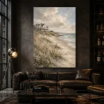 Beachfront Residence Coastal Wall Art Canvas Print - Image 4