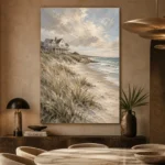 Beachfront Residence Coastal Wall Art Canvas Print - Image 5