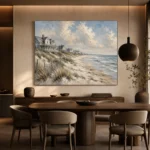 Expansive Shoreline Coastal Wall Art Canvas Print - Image 4