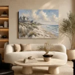 Expansive Shoreline Coastal Wall Art Canvas Print - Image 6
