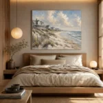 Expansive Shoreline Coastal Wall Art Canvas Print - Image 8