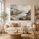 Sheltered Bay Coastal Wall Art Canvas Print - Image 7