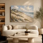 Golden Dunes Coastal Wall Art Canvas Print - Image 6