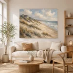 Golden Dunes Coastal Wall Art Canvas Print - Image 7