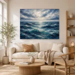 Luminous Horizon Ocean Wall Art Canvas Print - Image 7