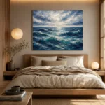 Luminous Horizon Ocean Wall Art Canvas Print - Image 8