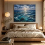 Twilight Ocean Horizon Wall Art Canvas Print - Image 8
