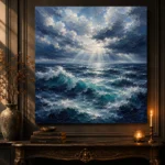 Dramatic Ocean Swells Wall Art Canvas Print - Image 4